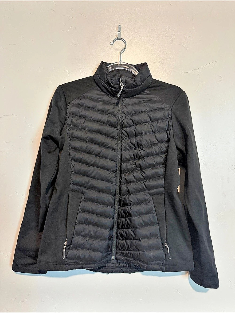 32 Degrees HEAT Women's Quilted Puffer Jacket Black Medium